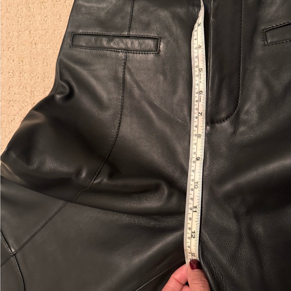 TED BAKER Genuine Leather Pants NEW WITHOUT TAGS SIZE 2 - Picture 15 of 15